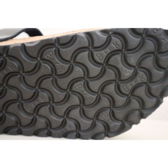 Birkenstock 0043661 Women Sz 6 Black Patent Leather Gizeh Birko-Flor Sandals - Picture 10 of 16